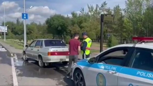 Водитель в Нур-Султане получил 1