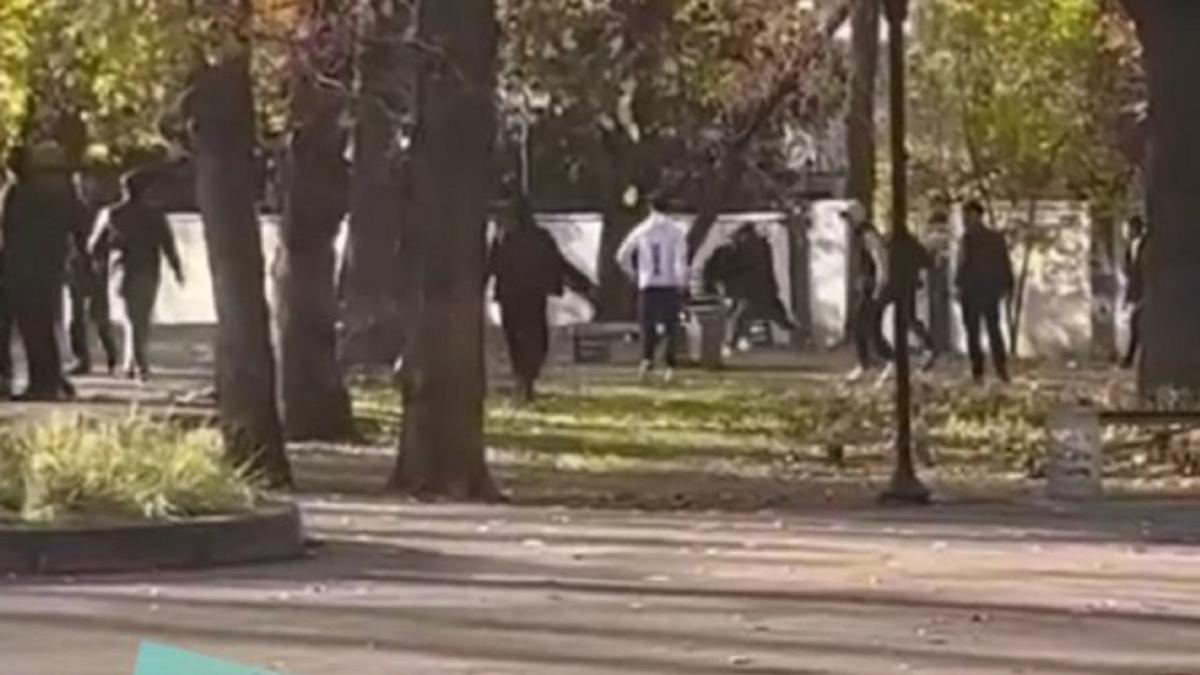 Полиция разняла студентов в Алматы