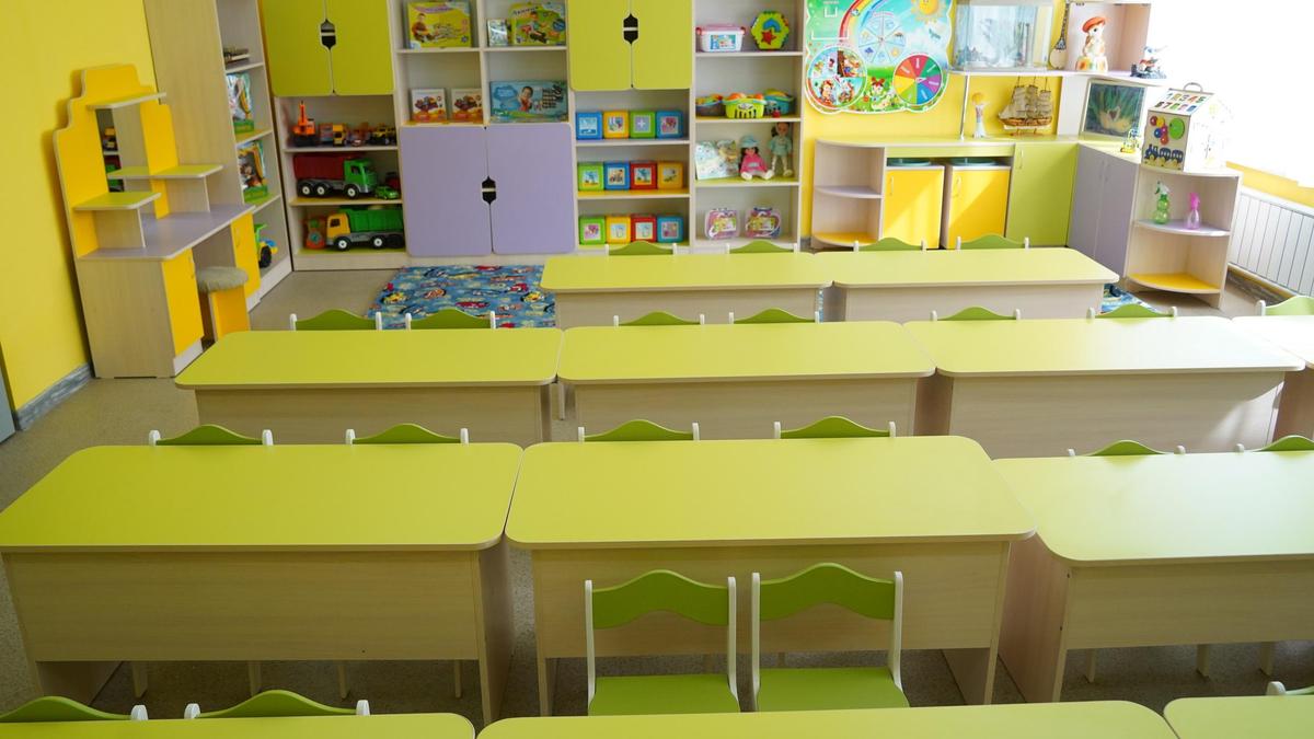 Казахстан намеревается установить одну линию детского сада.
