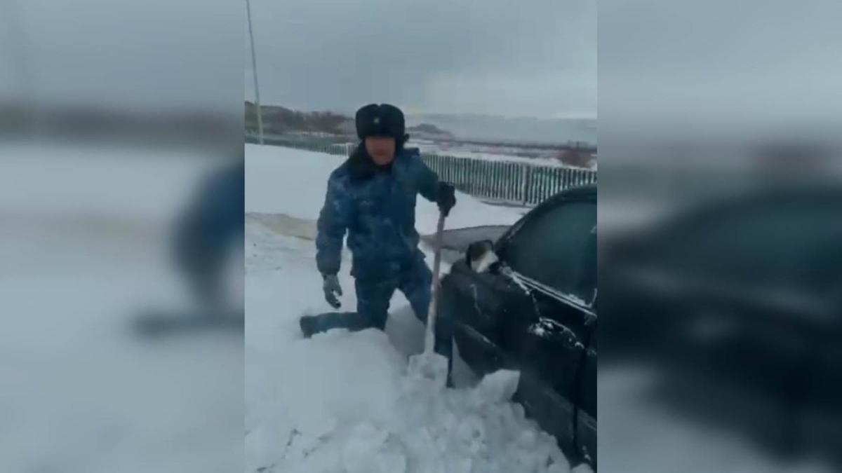 Полицейские на юге Казахстана откопали машину