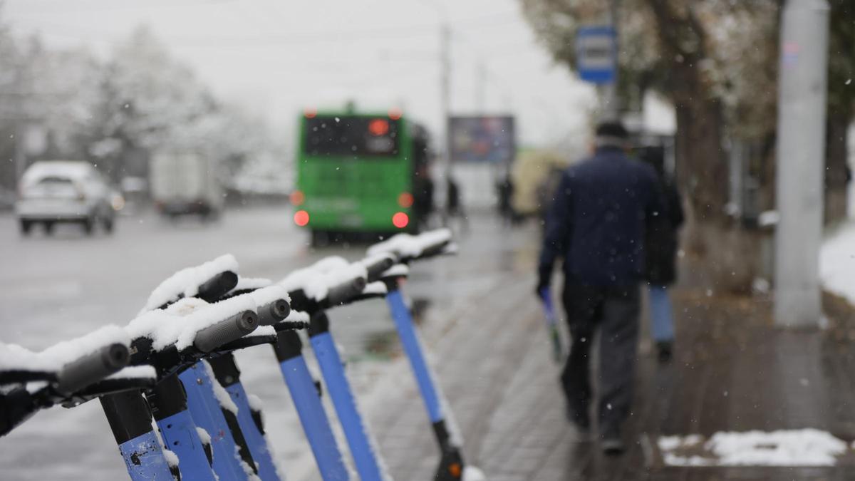 В крупных городах Казахстана ожидаются снег