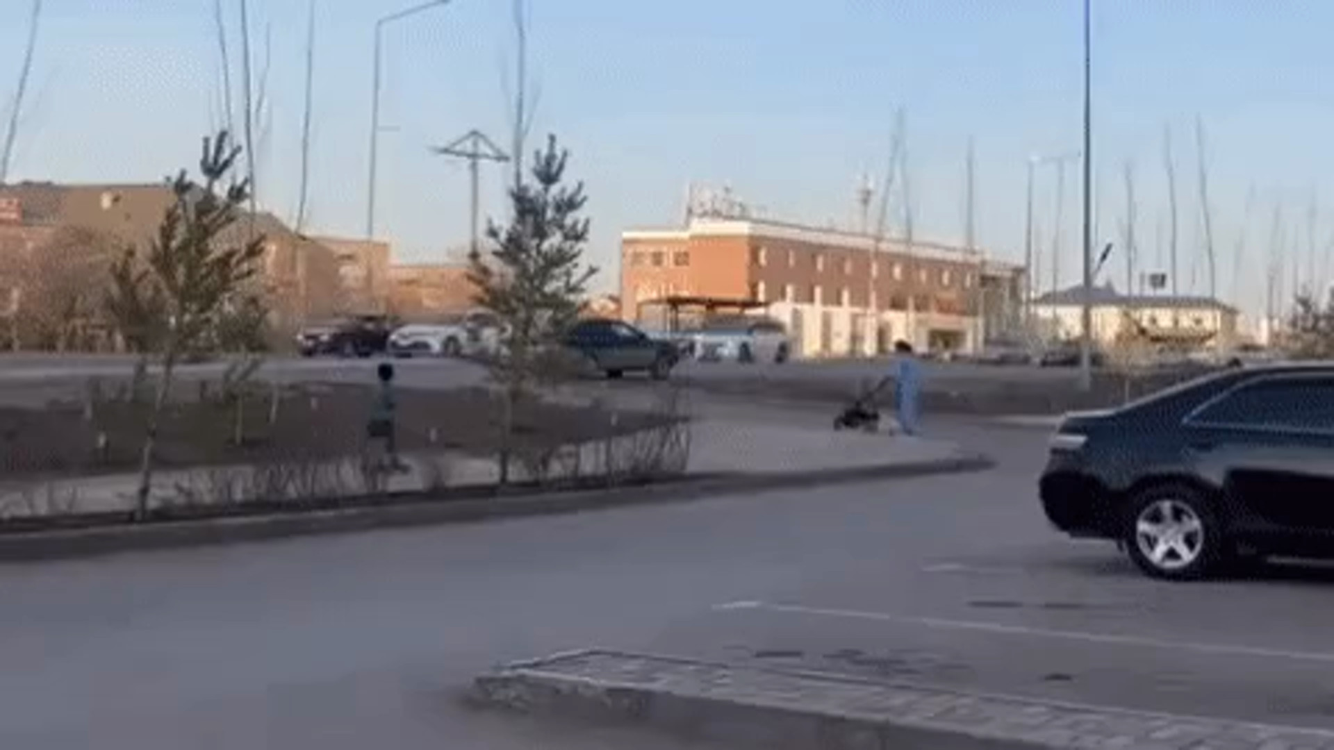 Шокирующий инцидент в Астане: девушку сбило колесо!