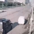 Трагический инцидент в Астане: автомобиль врезается в остановку, водитель задержан