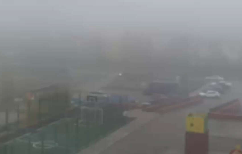 Шок! Астана исчезла в тумане 03 октября 2023 года!