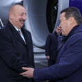 Ильхам Алиев, президент Азербайджана, посетил Астану